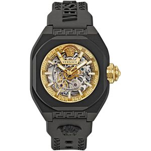 Versace V-Legend VE7L00123 Horloge - Kunststof - Zwart - Ø 42 mm