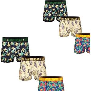 6 PACK Boxershort Heren | Ondergoed Heren | Onderbroeken Heren | Katoen | Maat L | Multicolor |