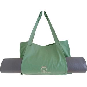 Yogamattas, yogatas voor mannen en vrouwen, grote canvas yogatas, yogamattas voor training, sport, sportschool, draagtas Yoga draagtas, yogatas