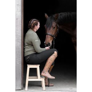 Equivesta -fleece gevoerde paardrijbroek - fullseat suède zitvlak - maat 42