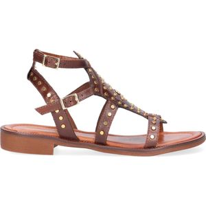 Omoda Dames Sandalen - Cognac - Maat 37