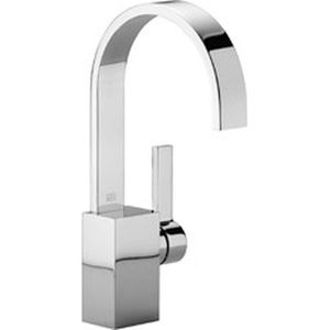 Dornbracht MEM ééngreeps wastafelmengkraan met strakke gebogen uitloop 34 cm, chroom