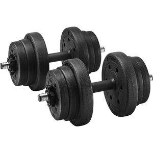 Dumbbells Set van 20 kg - Halters met Anti-Slip Handgrepen voor Thuis en Sportschool