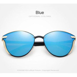 Kingseven Blue Sapphire Cat Eye - Zonnebril met UV400 en Polarisatie Filter | Cateye