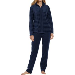 Pastunette huispak dames met rits - Dark Blue - Nos - 40 - Blauw.