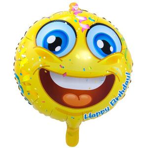 Emoticon Happy Birthday Folieballon