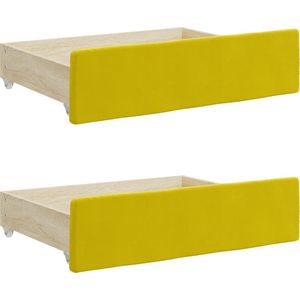 vidaXL-Bedlades-2-st-bewerkt-hout-en-fluweel-geel