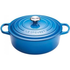 Le Creuset Lage braad-/ stoofpan 6,2L - 30cm Marseilleblauw