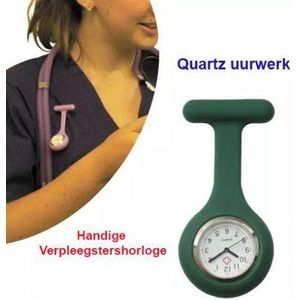 10-Stuks Verpleegstershorloge met Veiligheidsspeld in het Groen Kleur