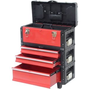 DEFPRO gereedschapswagen 3 stapelbare modules