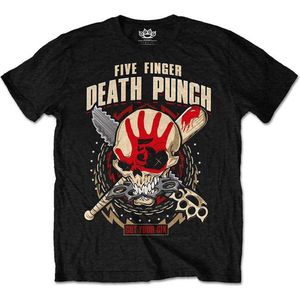 Five Finger Death Punch - Zombie Kill Heren T-shirt - M - Zwart