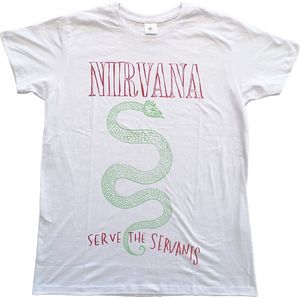 Nirvana Heren Tshirt -M- Serve The Servants Wit