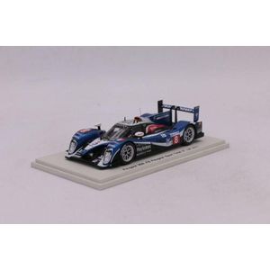 De 1:43 Diecast-modelauto van de Peugeot 908 Peugeot Sport Total #8 die als derde eindigde in de 24H LeMans 2011. De chauffeurs waren Stephane Sarrazin/Nicolas Minassian en Franck Montagny. De fabrikant van het schaalmodel is Spark.