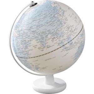 Mascagni - Wereldbol / Globe met verlichting, diameter 30 cm, blauw - 20F 01390