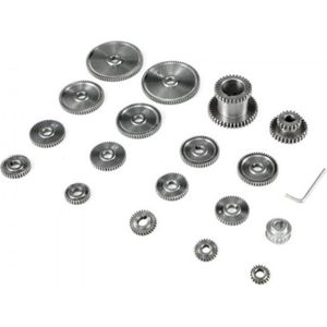 Metalen Draaibank Gears PRO - 18 Versnellingen - Metalen Precisie Tandwielen - Gepolijst