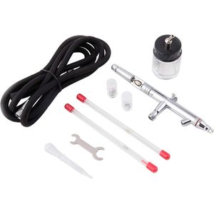 Professional Airbrush-pistool kit - dubbele actie - 03/05/08 naald en slang - FE-182K