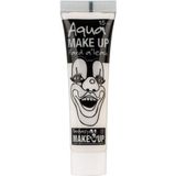 Witte schmink op waterbasis tube 15 ml - Schminken - Schmink carnaval - Make-up