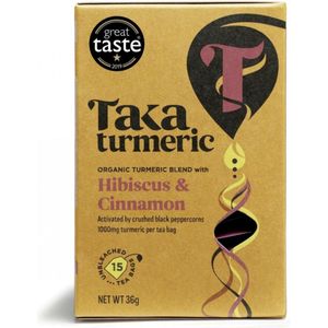 TAKA Turmeric / Kurkuma Hibiscus thee Biologisch