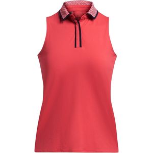 Dames Mouwloze Polo Under Armour Iso-Chill SL Rood Solstice