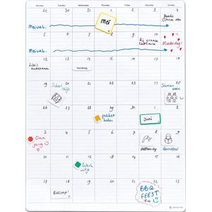 GreenStory - Sticky Whiteboard - Planbord Maandplanner - 2 maanden