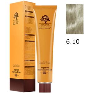 Arganmidas Marokkaanse Arganolie Haarkleur Crème 6.10 / Haarkleur Donker Violet As Blond 100 ml