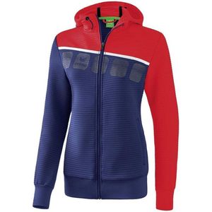 Erima 5-C Dames Trainingsjack - Jassen  - blauw donker - 40