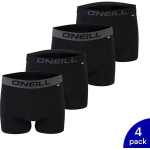 4-Pack O'Neill Premium Heren Boxershorts 900002-6969 - Zwart - Maat XL