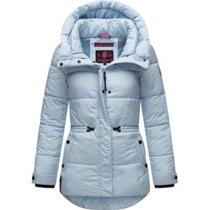 Comfortabel & Warm: Navahoo AKUMAA - Winterjas Dames - Volwassen - Capuchon - Blauw - S