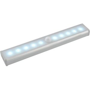 LED Balk met Bewegingssensor + Dag en Nacht Sensor op Batterijen - Maxorit Listy - LED Kastverlichting - Kastlamp met Sensor - 19cm