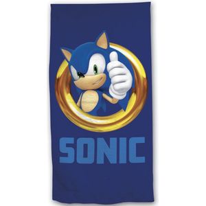 Sonic Strandlaken The Quickest Hedgehog - 70 x 140 cm - Katoen