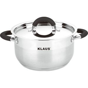 Klaus Pan 18cm-RVS-ZWART