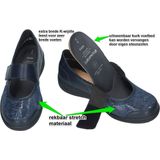 Solidus -Dames - blauw - ballerina's & mocassins - maat 40.5