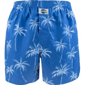 DEAL wijde boxershort palmtrees blauw 192249 - XXL