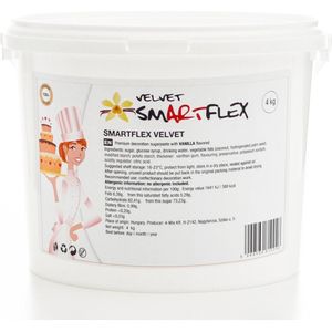 Smartflex Fondant - Rolfondant - Wit Velvet Vanille - 4kg