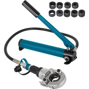 Hydraulisch Krimpgereedschap, 6 Ton - voor Pe-X-Buizen - V/Th-Bekken - 360° Draaibare Kop Handmatig Pe-X-Krimpgereedschap - Geel