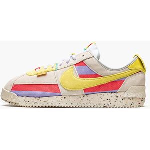 Nike Cortez X Union LA Special Edition - Maat 40 - Gebroken Wit / Geel / Roze / Lila - Sneakers Dames - Doos Zonder Deksel