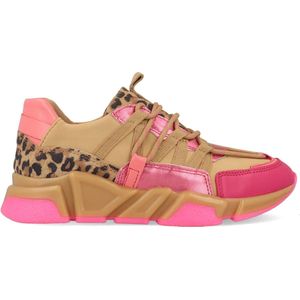 DWRS LOS ANGELES Leopard Sneakers Pink Camel Maat 38
