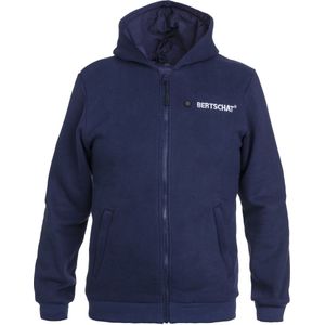 Verwarmd Vest - Heren | Verwarmde Hoodie | Vijf Verwarmingszones | Marineblauw | Incl. Powerbank | XXXL