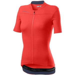 Castelli Fietsshirt Dames Roze Blauw - CA Anima 3 Jersey Br Pink Steel Blue  - S