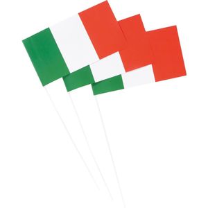 Vlaggetjes Italië van papier 1000 stuks
