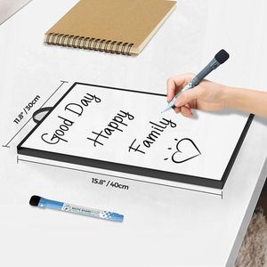 droog uitwisbaar en magnetisch - Magnetische whiteboard voor thuis of op kantoor. 16 x 12 inch