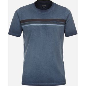 CASA MODA comfort fit heren T-shirt - blauw - Maat: 3XL