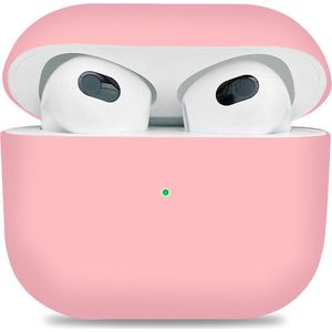 Jumada's  ""Geschikt"" voor Apple Airpods hoesje -  Geschikt voor Airpods 3 - Softcase - Roze - Beschermhoes