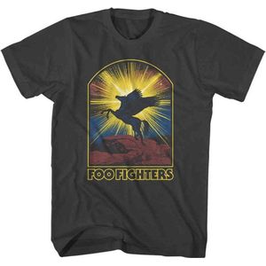 Foo Fighters - Pegasus Heren T-shirt - XL - Zwart