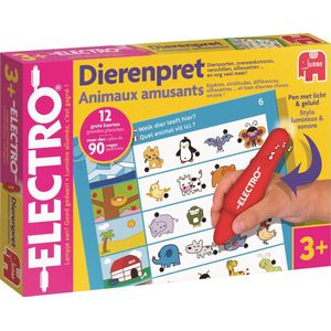 Jumbo Electro Wonderpen Dierenpret - Leer alles over diersoorten en speel met meer dan 90 vragen - Geschikt vanaf 3 jaar - Voor 1-2 spelers