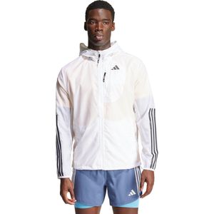 adidas Performance Own The Run 3-Stripes Jack - Heren - Wit- XL