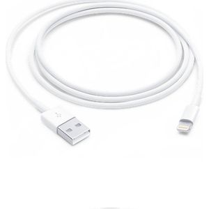Apple Lightning naar USB Kabel - 2 meter - iPhone Apple Oplaadkabel - Ondersteunt snelladen - Geschikt voor iPhone / iPad / Airpods - 2m