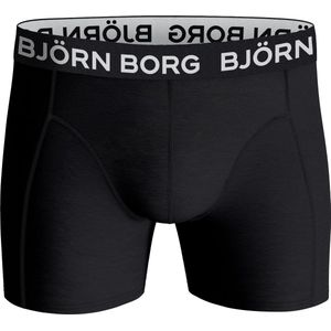 Björn Borg Cotton Stretch boxers (12-pack) - heren boxers normale lengte - zwart - Maat: S