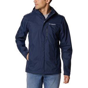 Columbia Pouring Adventure™ II Jacket Regenjas - Jas voor Heren - Waterdichte Jas - Blauw - Maat S