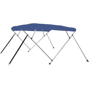 vidaXL - Biminitop - 4-boogs - 243x180x137 - cm - blauw